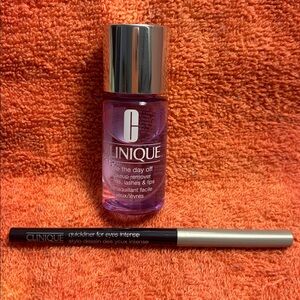 Clinique take the day off Makeup Remover and Black 01 quick liner NEW